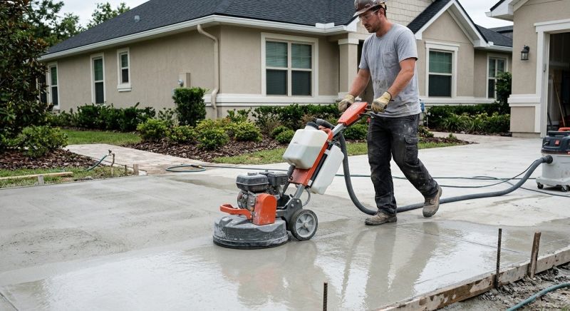 Patio Concrete Polishing in Corpus Christi, TX